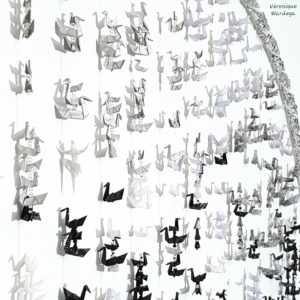 Lac des Cygnes, origami miniature, création Véronique Wardega sur le thème Ombres et lumières